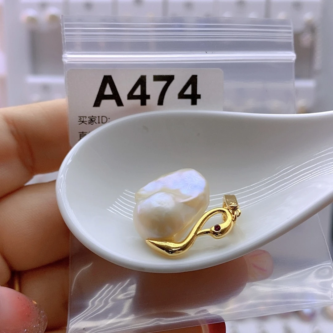 淡水珍珠颈饰银S925镶嵌