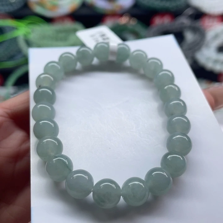 翡翠手链未镶嵌卡7.6