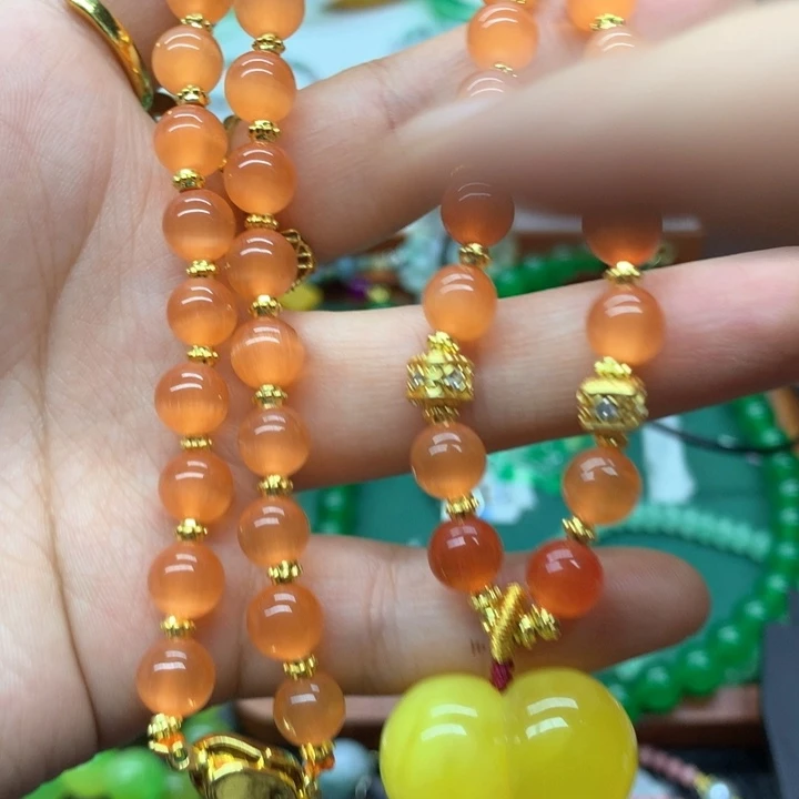 蜜蜡颈饰未镶嵌吊坠