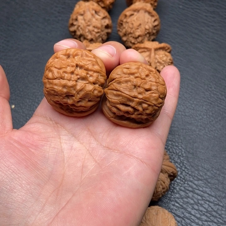 把件文玩核桃山***旧甲骨纹35