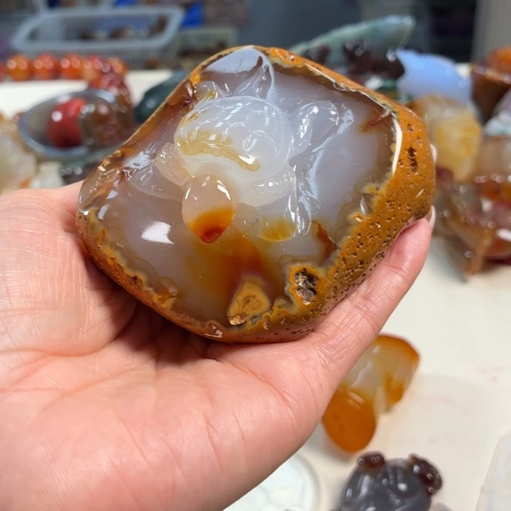 未镶嵌吊坠(不含链)玛瑙/玉髓