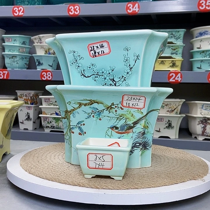 紫砂花瓶紫砂花盆