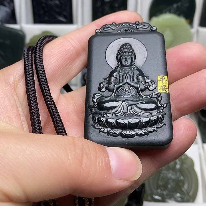 和田玉（青玉）未镶嵌颈饰