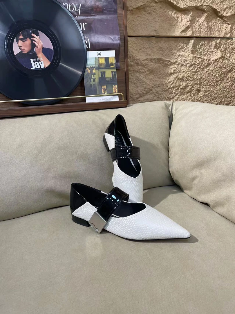 DJ时尚单鞋-A1375白色