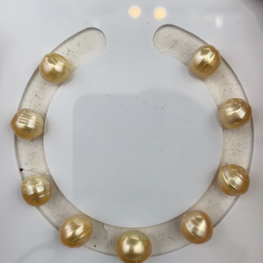未镶嵌海水珍珠金珠9颗