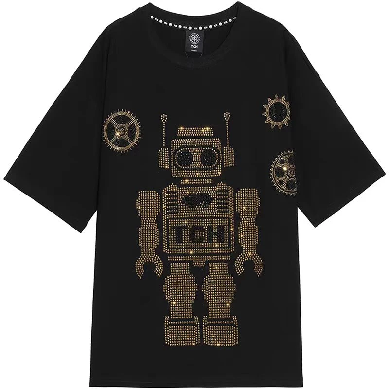 山东-TCH器人夏季时尚潮流T恤男女同款T21110C3010