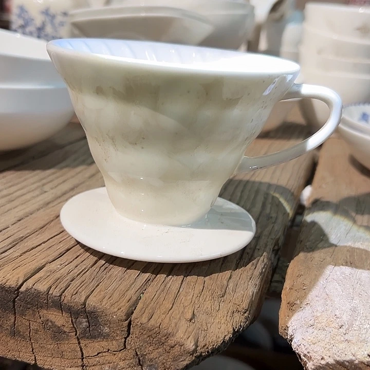 国营尾货骨瓷咖啡漏一个