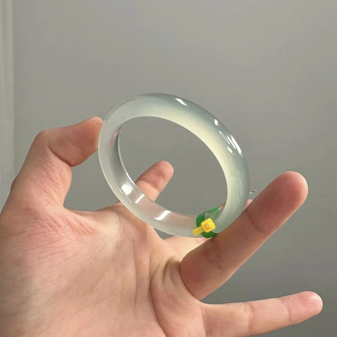 【特档精挑】蜂蜜柚子水玉手镯浅晴水玛瑙玉髓高冰气质多样性发其一