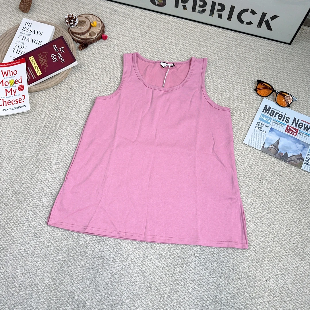 2025早春新款休闲百搭纯色吊带背心8980