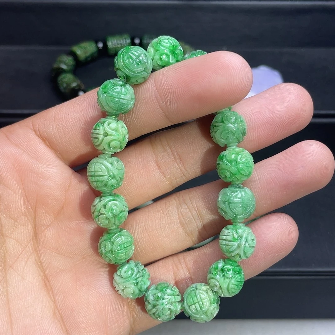 翡翠未镶嵌手串手串