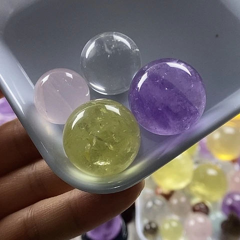 水晶珠宝半成品未镶嵌朵*?35号