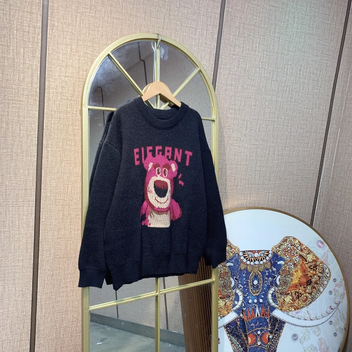 BR749孕妇黑色毛衣90-140