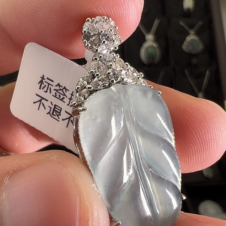 颈饰未镶嵌翡翠天然a货