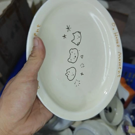 瓷片陶瓷杯碗盘微瑕介意慎拍