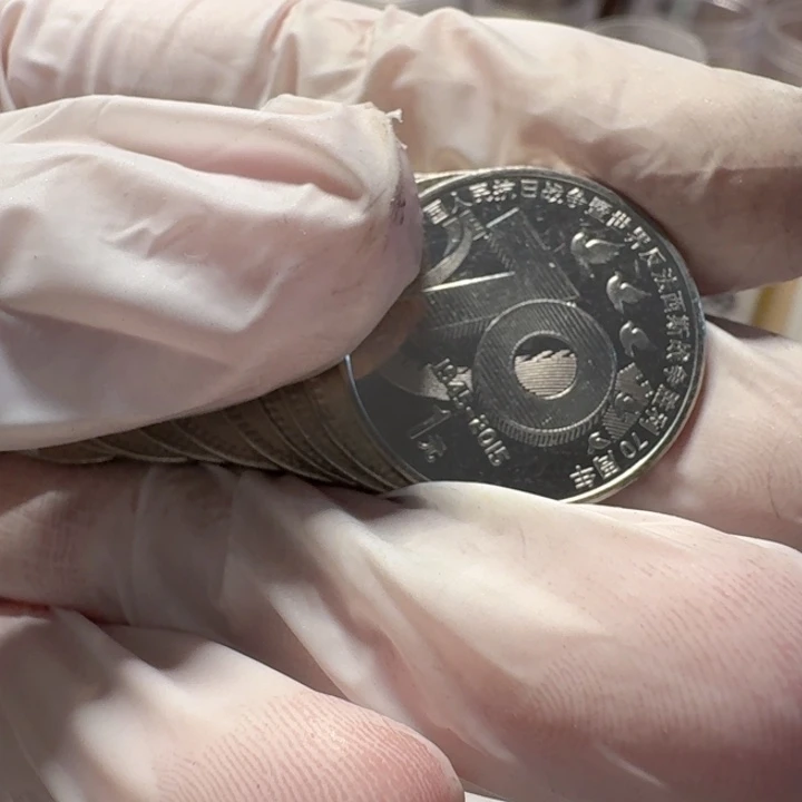 其他普通金属10枚兰花1的流通品