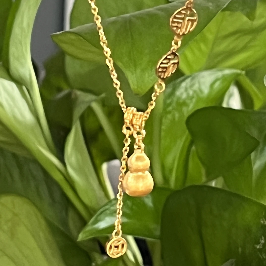 足金999吉祥三福套链五G