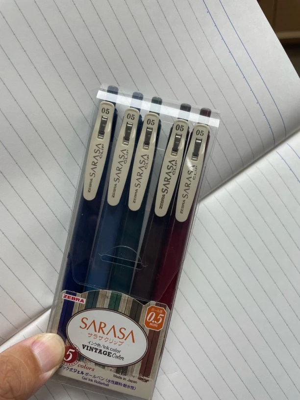 复古色笔五支彩色书写【直播临时链接】