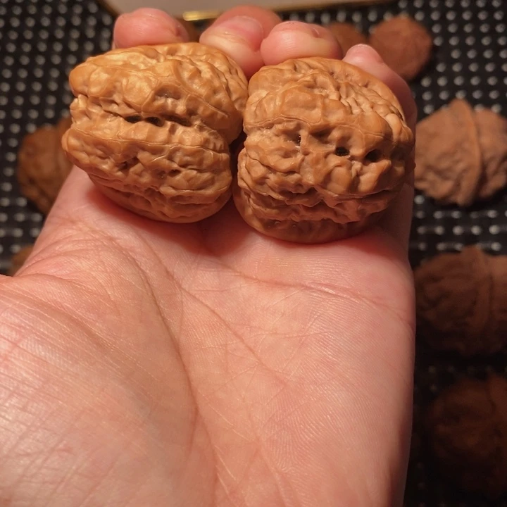 照***活把件文玩核桃四开八腿
