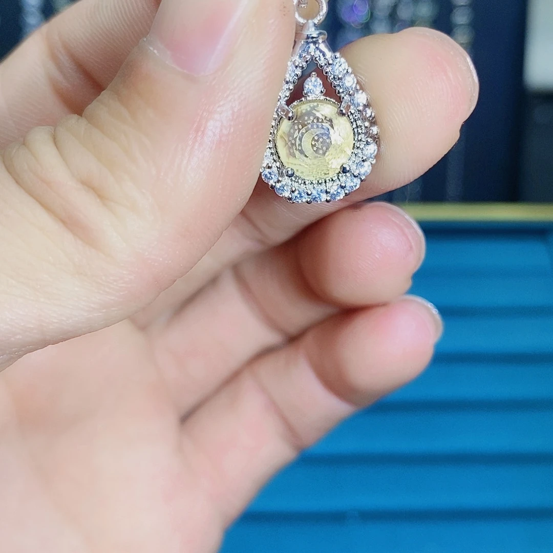紫晶珠宝半成品银S925镶嵌