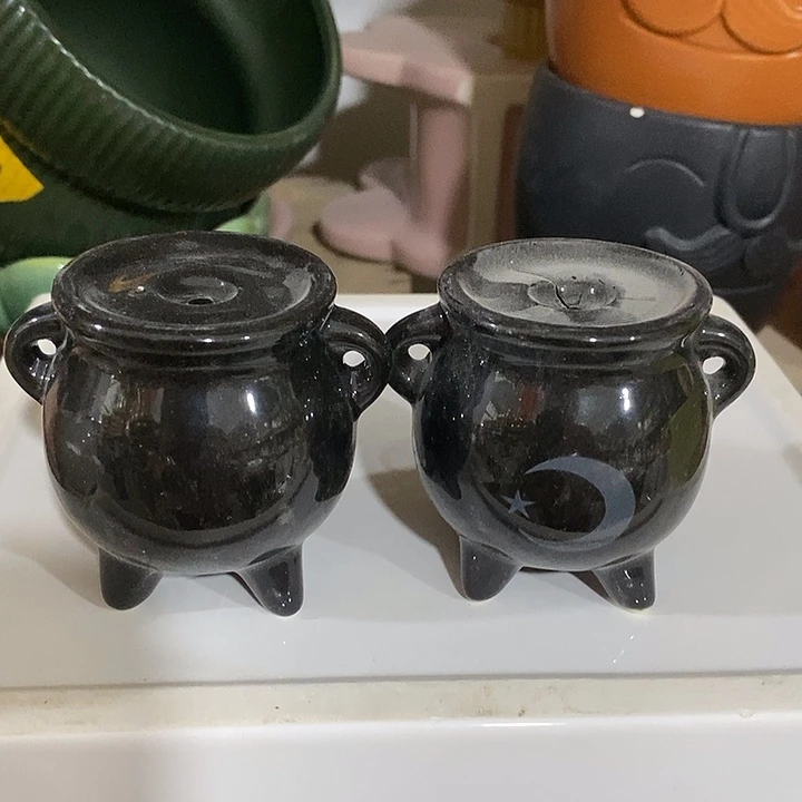 陶摆件陶盆有孔 瑕疵介意勿拍