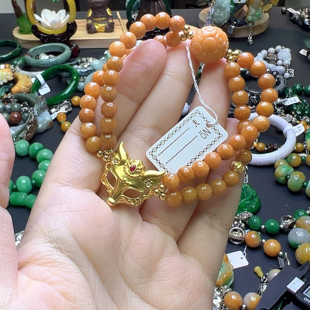 翡翠未镶嵌手链99