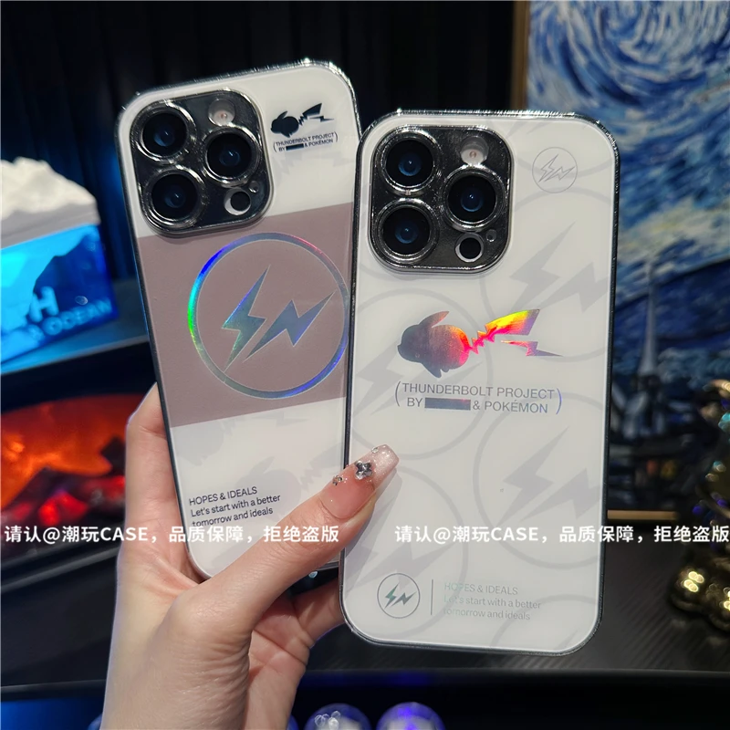 电镀烫金玻璃壳适用苹果16iPhone/华为荣耀/OPPO/VIVO/小米手机壳