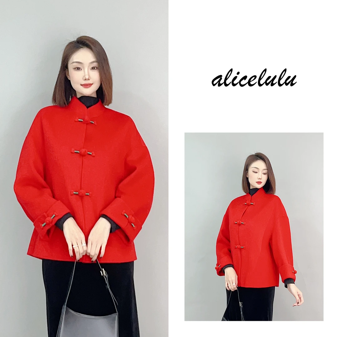 2 ALICE “心意结”短外套 柔糯羊毛 新年氛围 S2141806Kr