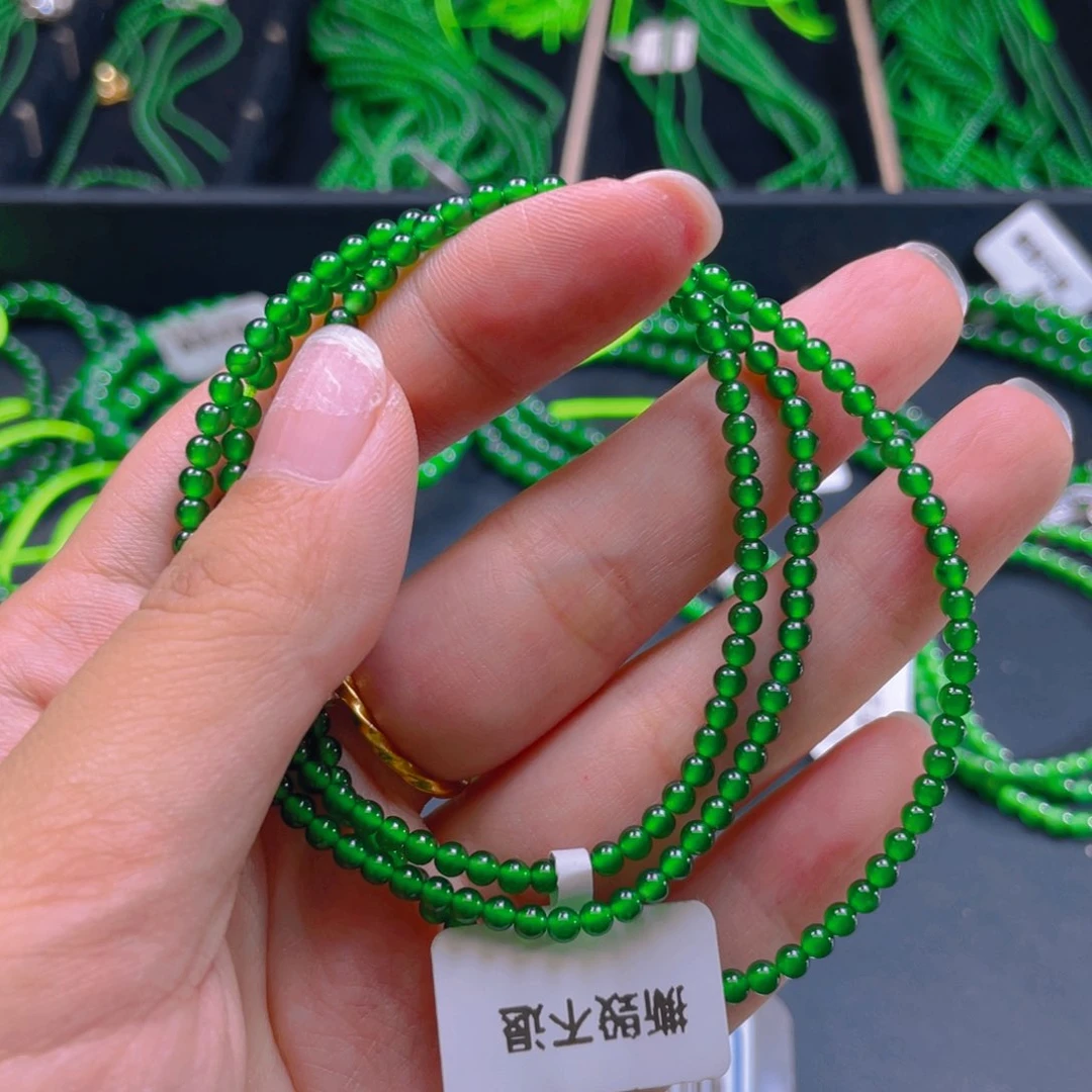 翡翠未镶嵌颈饰777