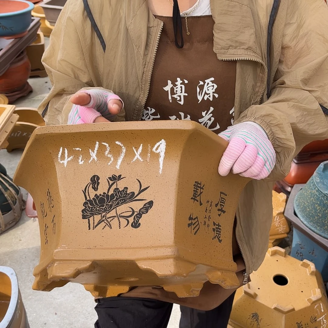 紫砂花盆盆景艺术
