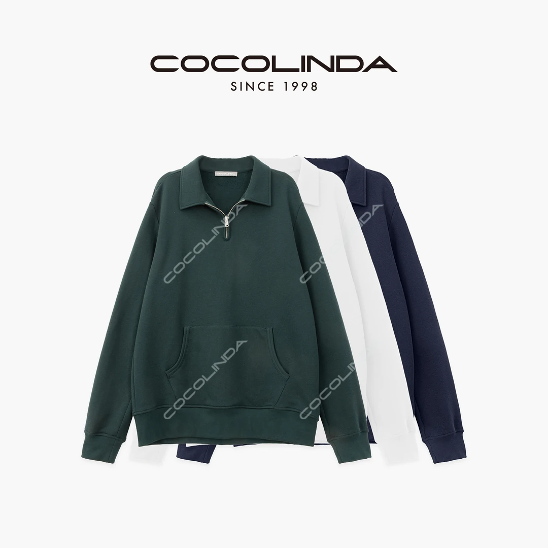 COCOLINDA |  拉夫风 棉质男女CP POLO长袖上衣T3649