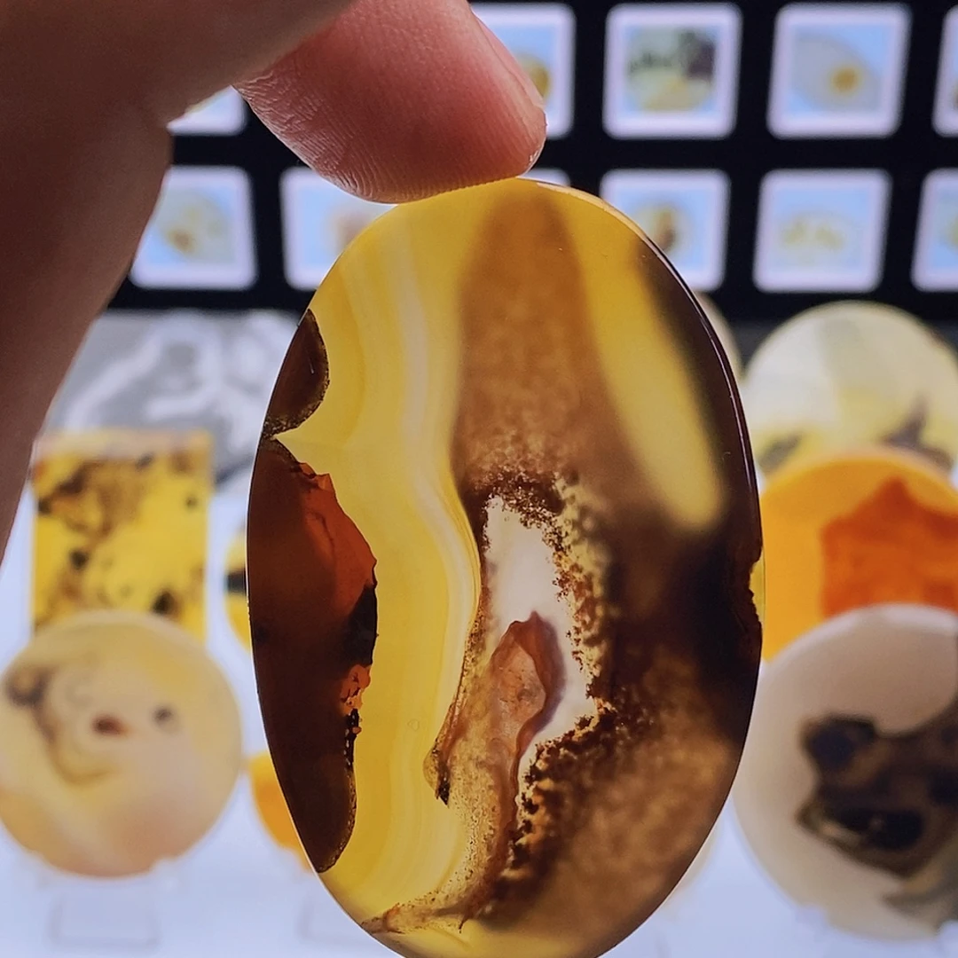 玛瑙/玉髓未镶嵌吊坠(不含链)5