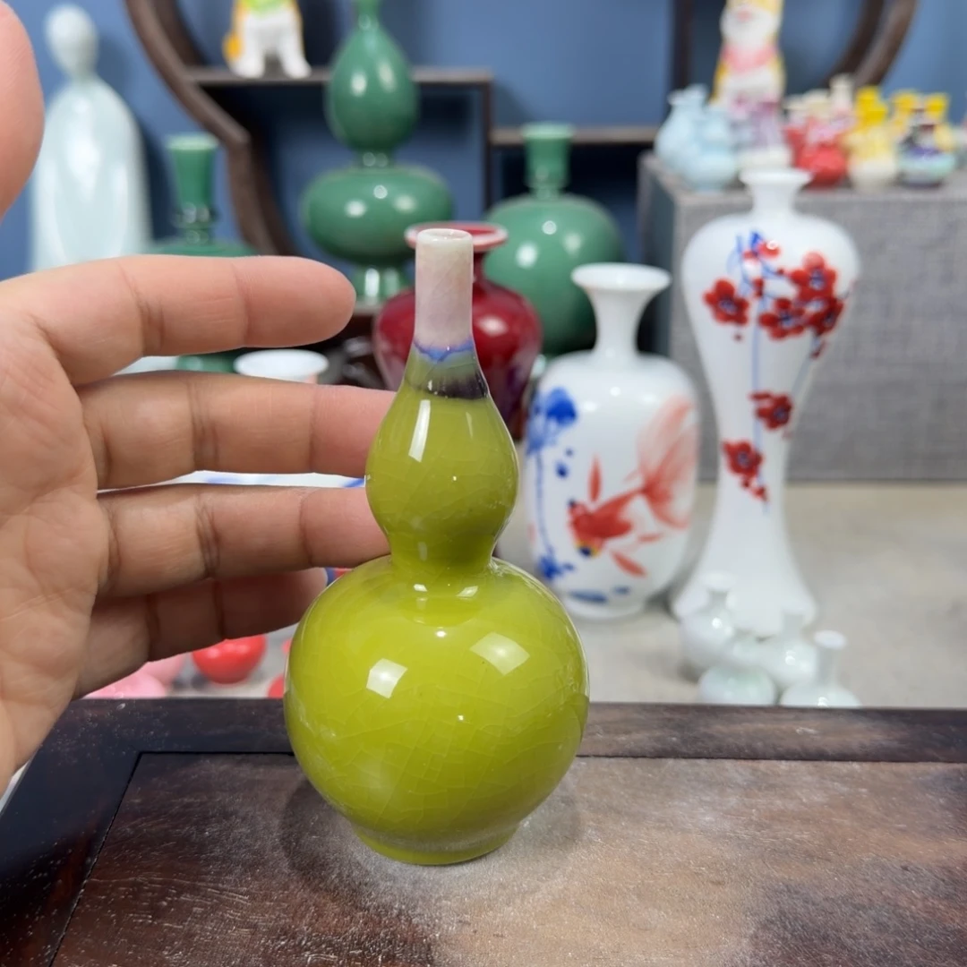 陶瓷手工小花器摆件