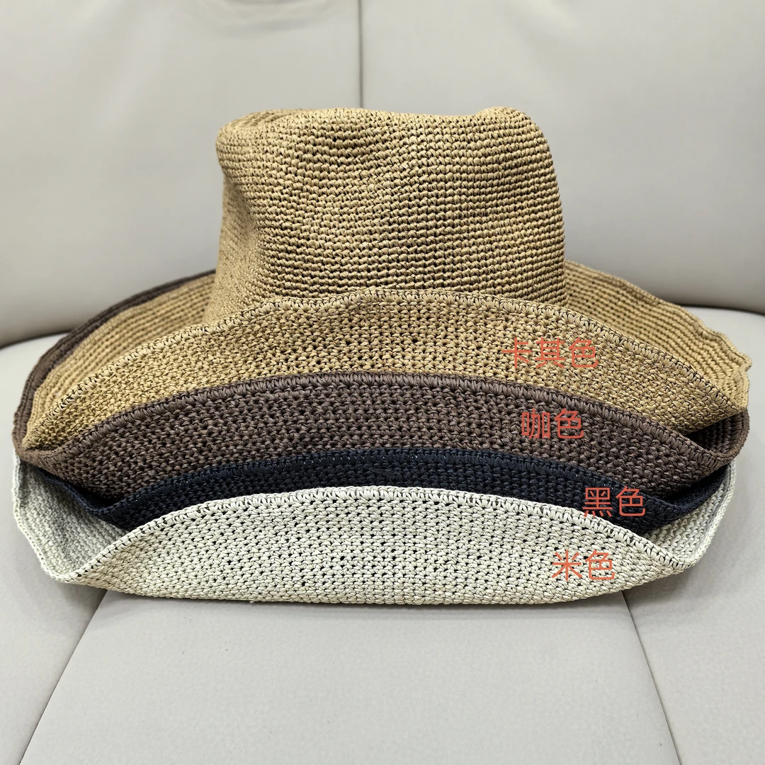 草编遮阳帽