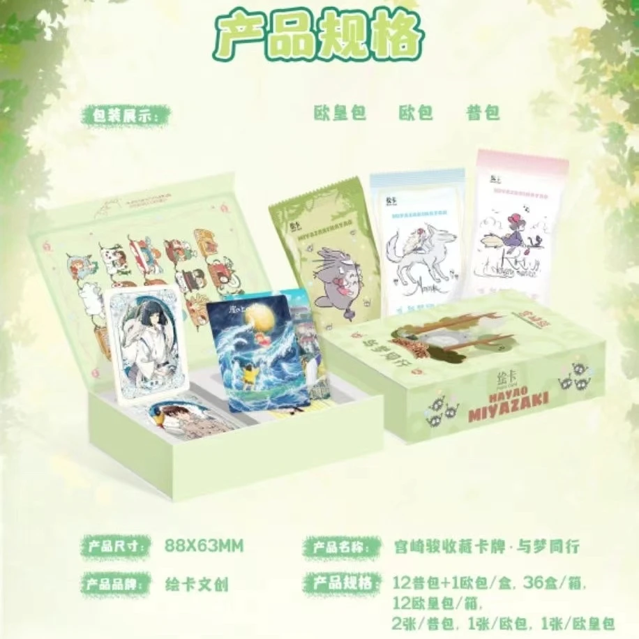 XX【宠粉吃吃】绘卡文创 宫崎骏 国卡二创 默认代拆