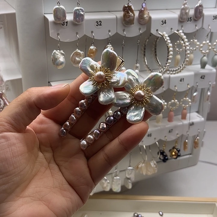 未镶嵌淡水珍珠发夹