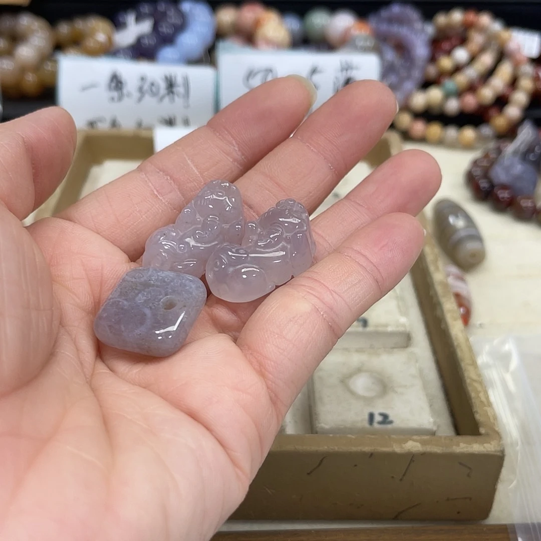 未镶嵌手串硅化珊瑚（珊瑚玉）A*新477