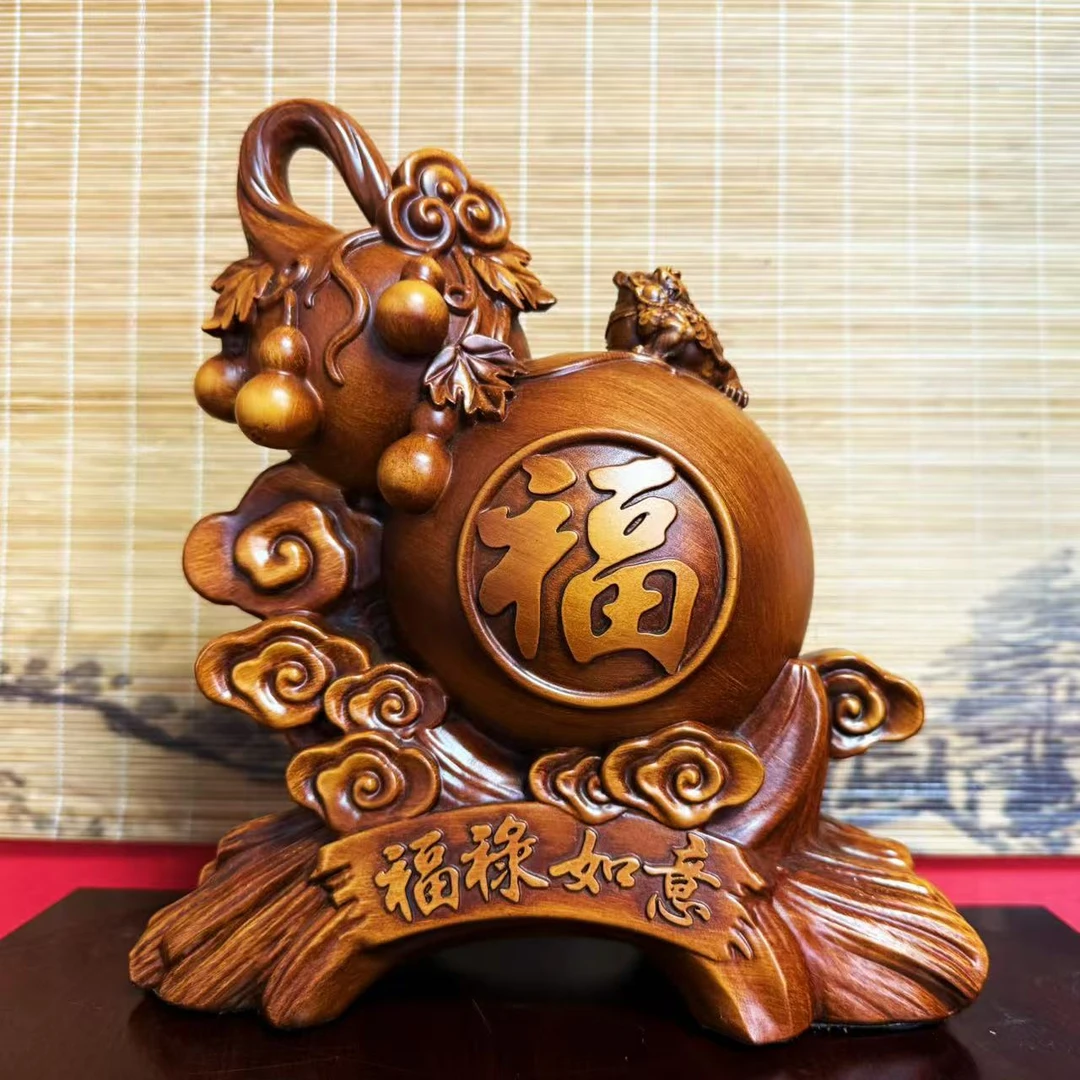 【福禄如意】新中式客厅办公室前台摆件创意特制