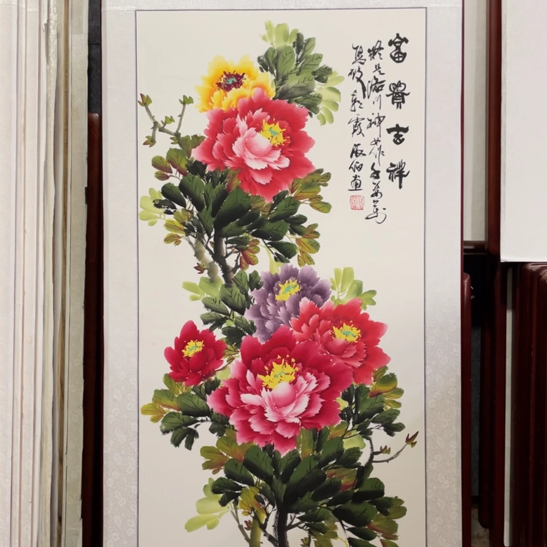 国画带框尺寸63*63厘米
