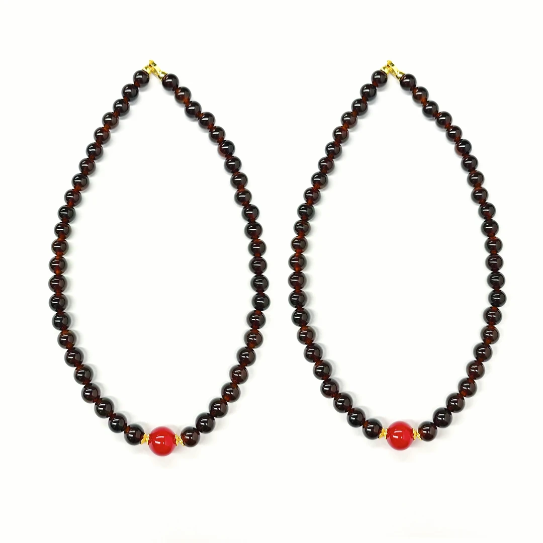 血L子鸽血红玛瑙项链(多样性发货发一个） A28-232