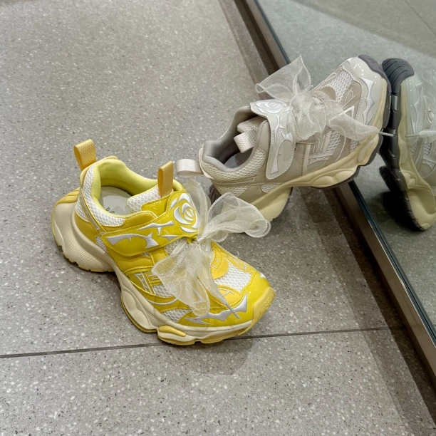 时尚休闲鞋刺绣女鞋中古夏季老爹鞋 0782-0783