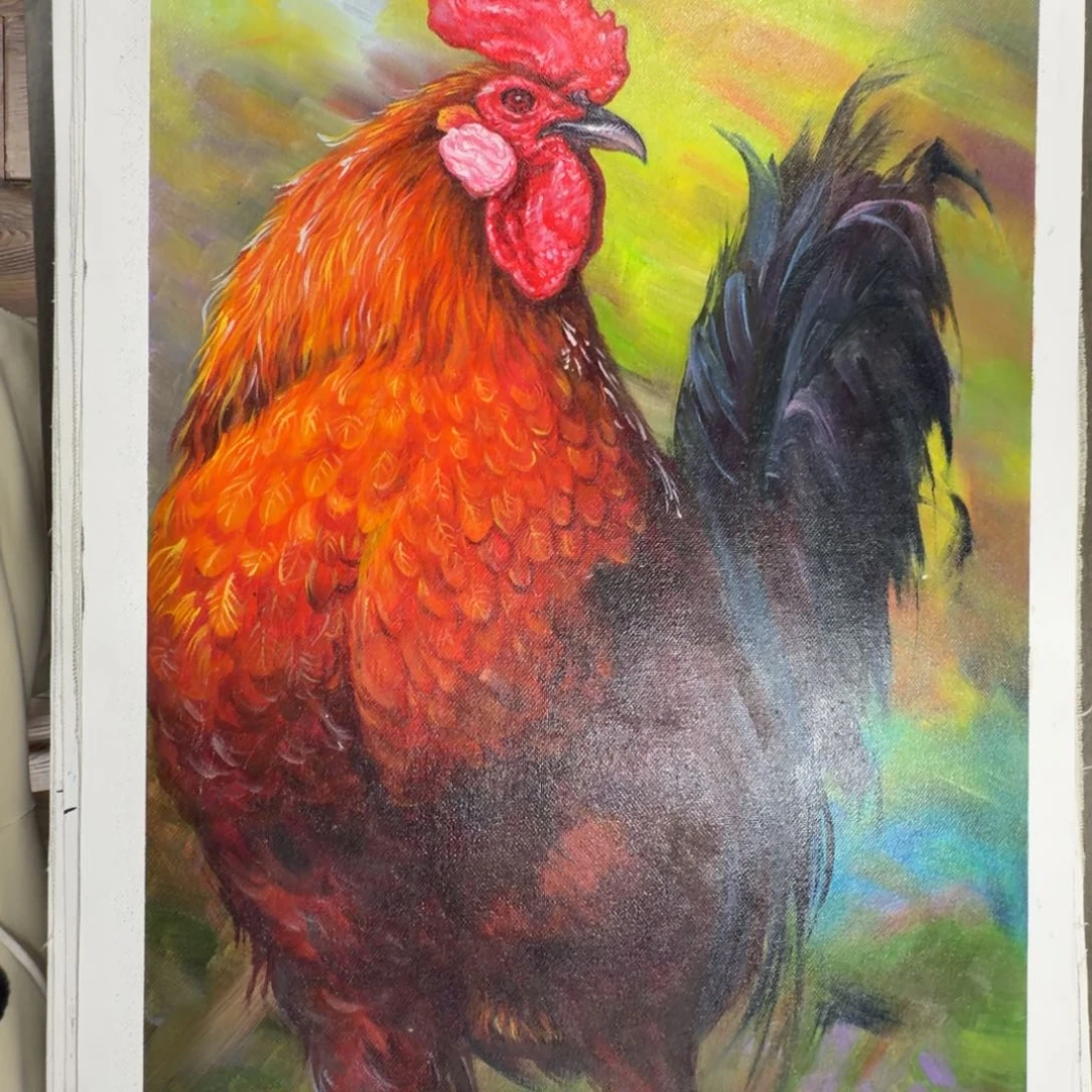 油画加油加油努力加油努力