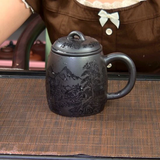 茶杯紫砂高货放漏