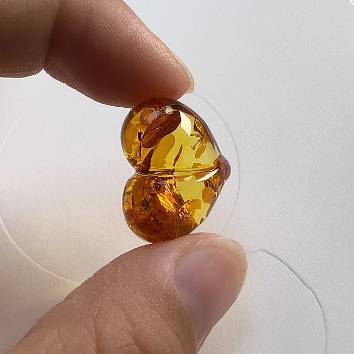 琥珀（花珀）未镶嵌颈饰