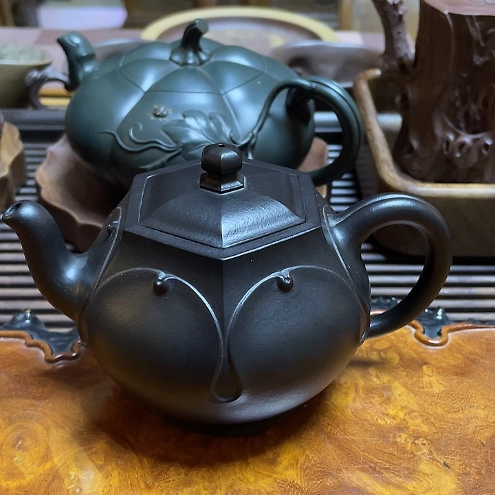 茶壶紫砂全手工打造