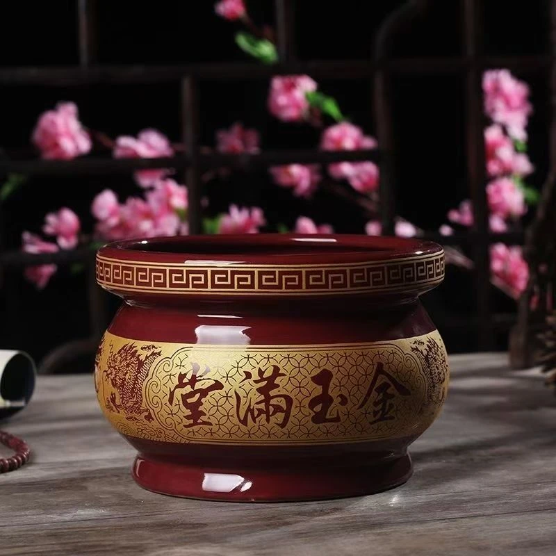 《安源老师推荐》私人定制朱红色香炉