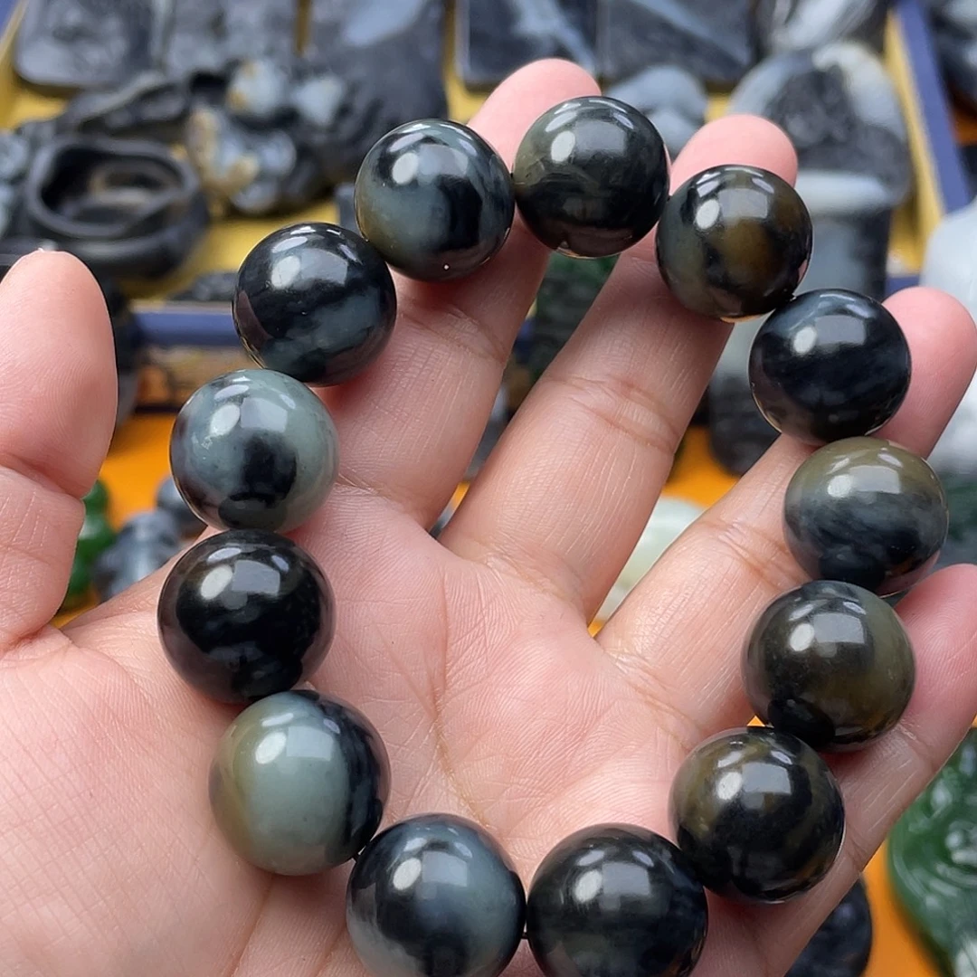 2***爷和田玉未镶嵌手串