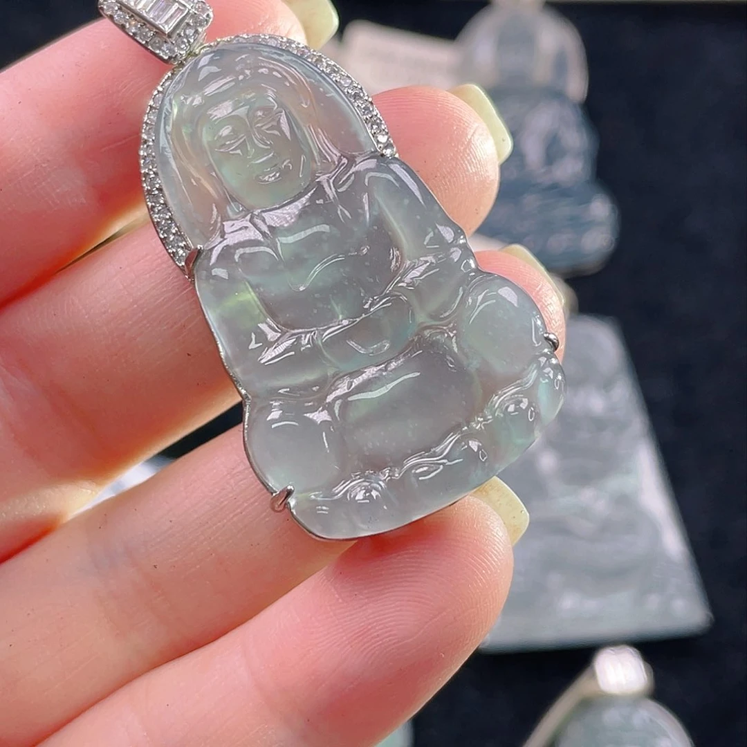 颈饰未镶嵌翡翠3，