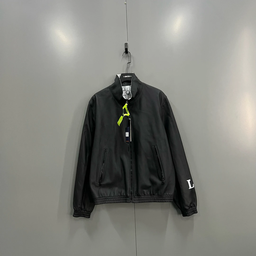 未使用 LouisVuitton/路易威登 (ll) 印花双面皮衣夹克54码609492