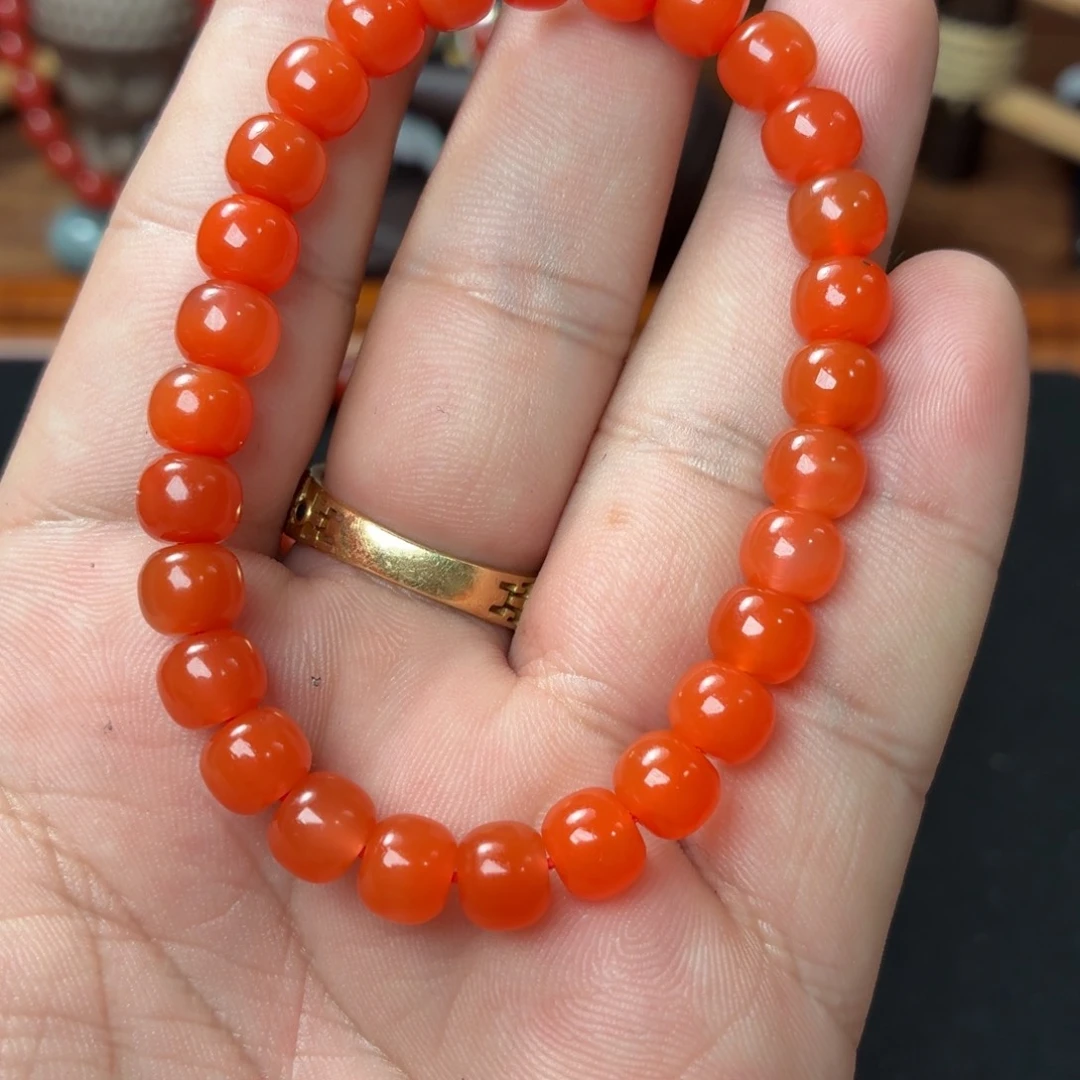 南红玛瑙未镶嵌手串
