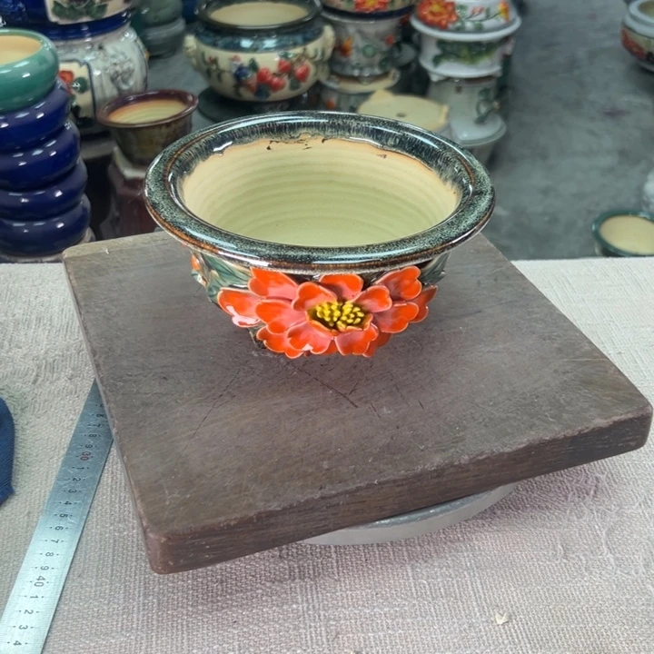 泳坤堂石湾盆真***蛋陶瓷